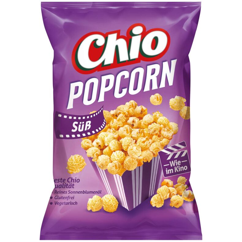 Chio Popcorn Słodki 120g Z Niemiec