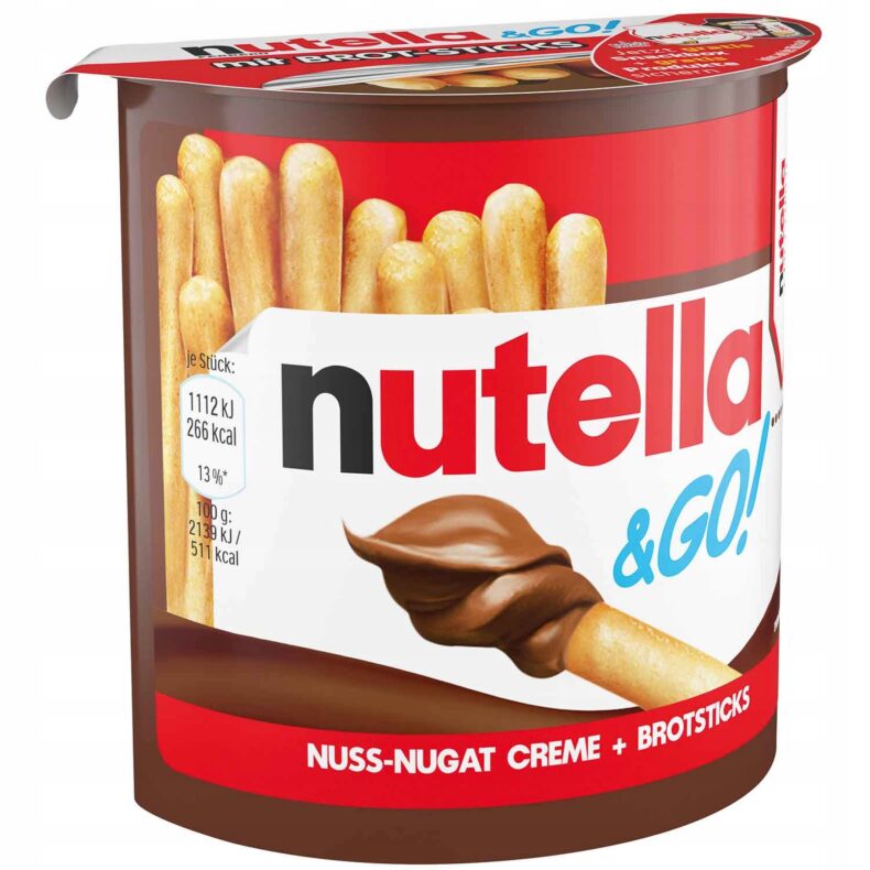 Nutella&GO Paluszki Nutella Ferrero 52g Z Niemiec