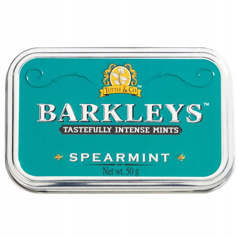Cukierki Barkleys Spearmint Miętowe 50g z USA
