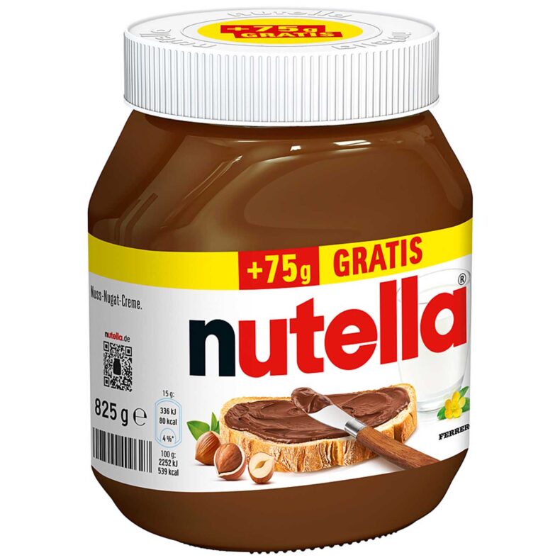 Krem Nutella czekoladowo orzechowy 825 g Z Niemiec