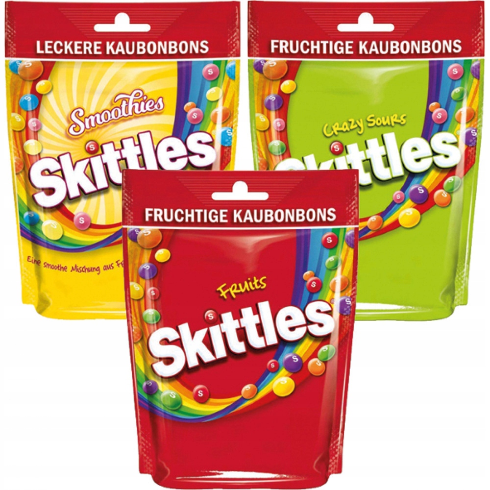Skittles Mix Owocowe Kwaśne Smoothies 3sztX160x DE