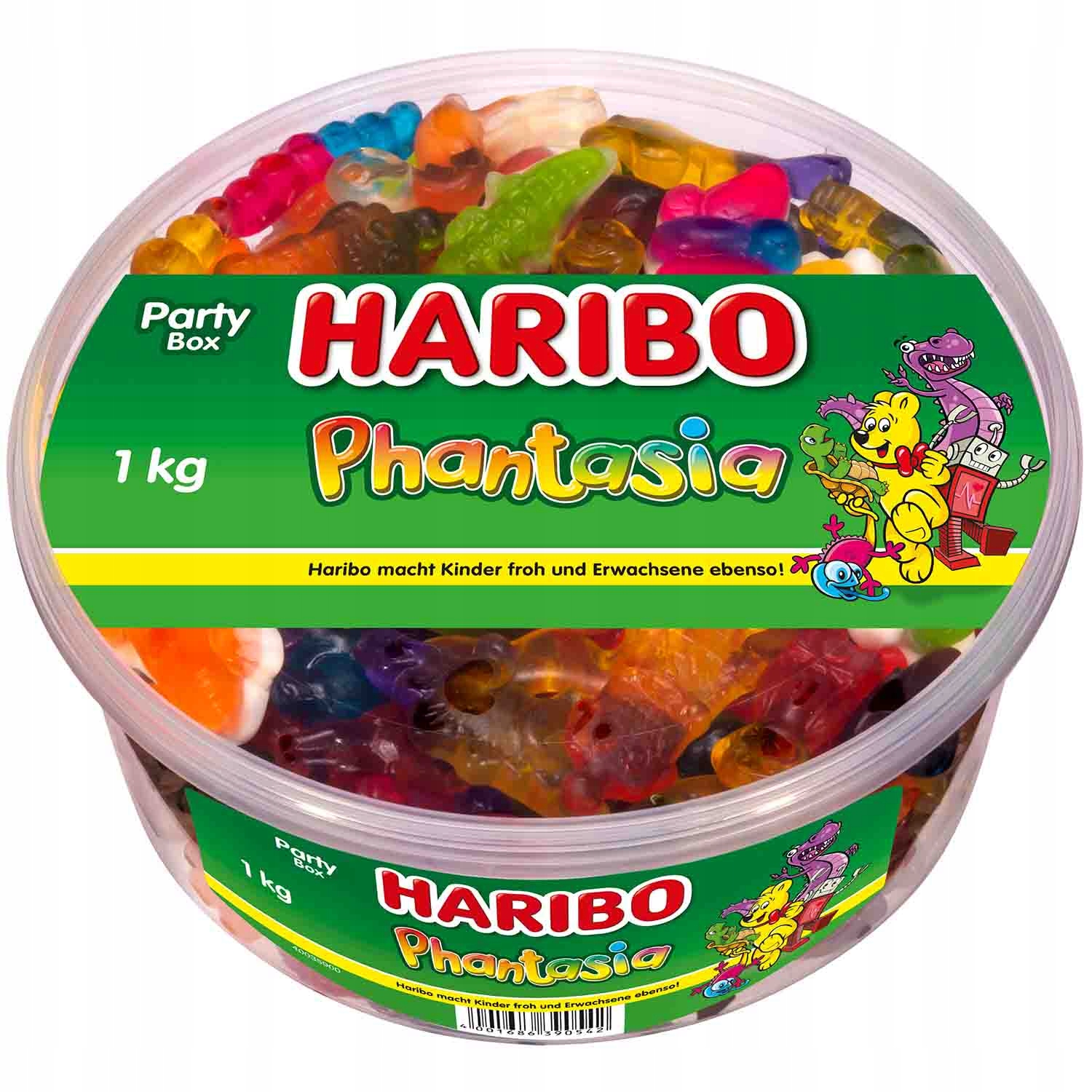 Owocowe żelki Haribo Phantasia w pudełku 1 kg De