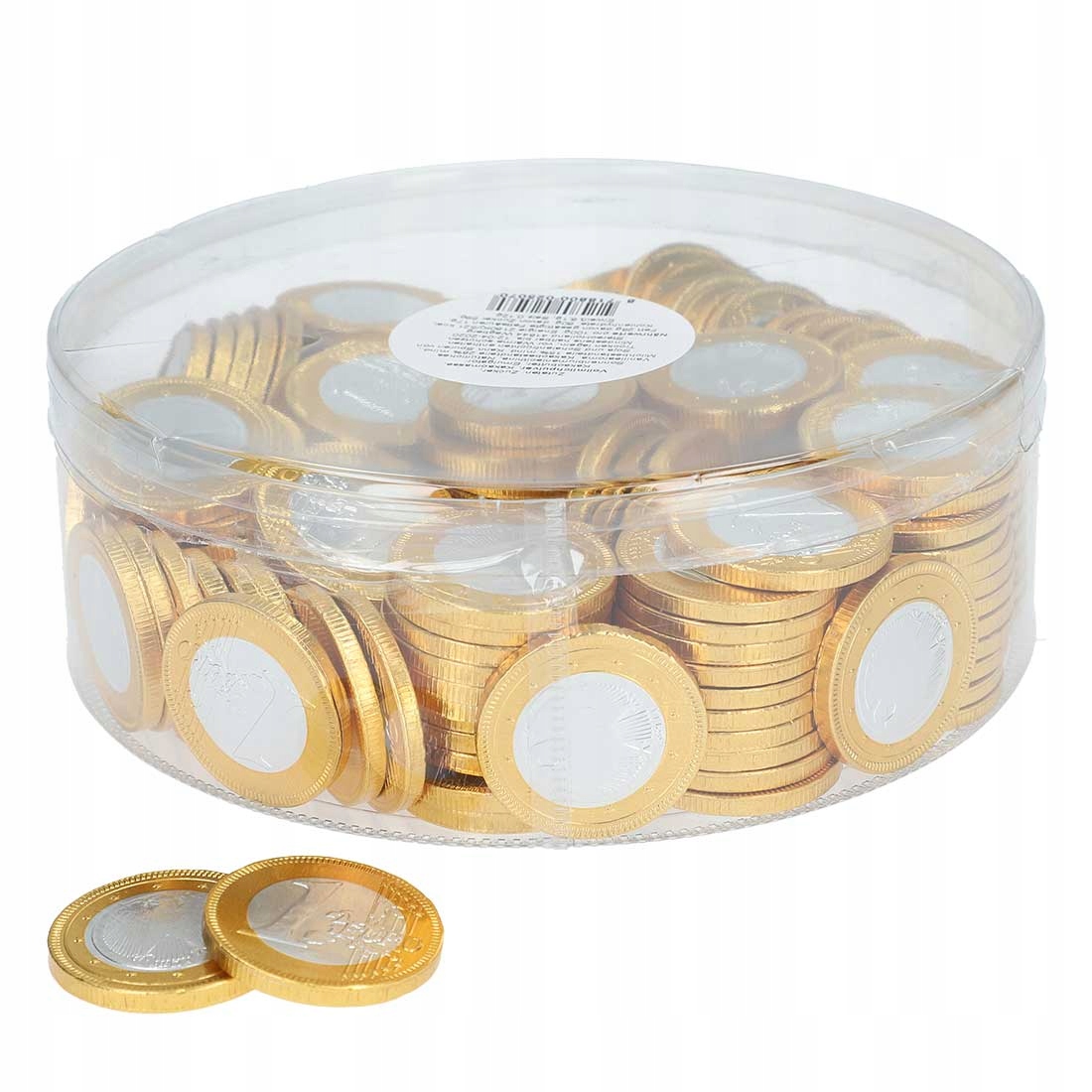 Czekoladowe Monety Euro Mleczne 180 sztuk HL