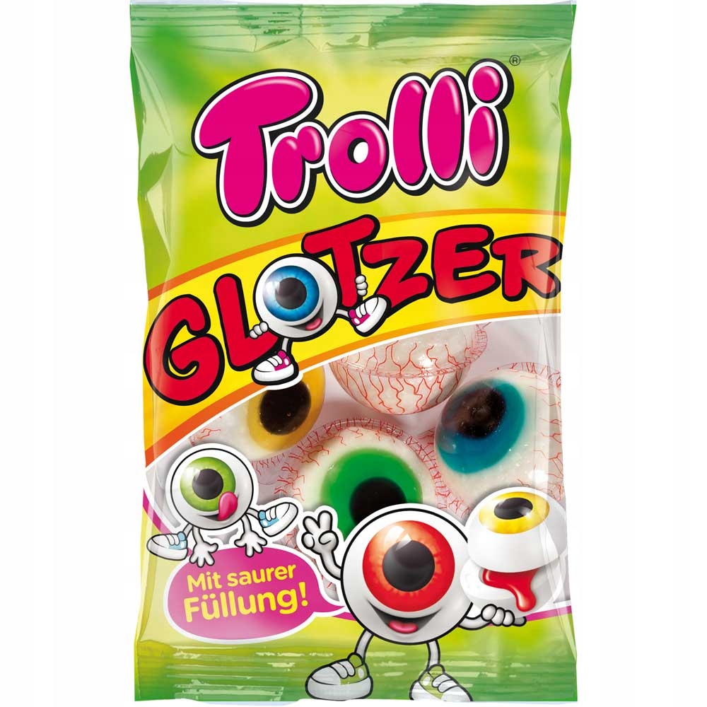 Trolli Żelki Piankowe Oczy HALLOWEEN 75g z Niemiec