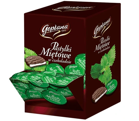 Pastylki Miętowe w Czekoladzie Goplana 1kg