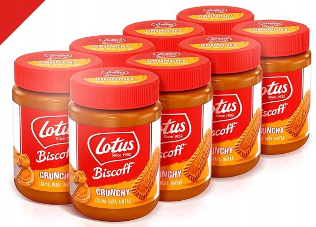 Ciasteczkowy Krem Lotus Biscoff Crunchy 380g