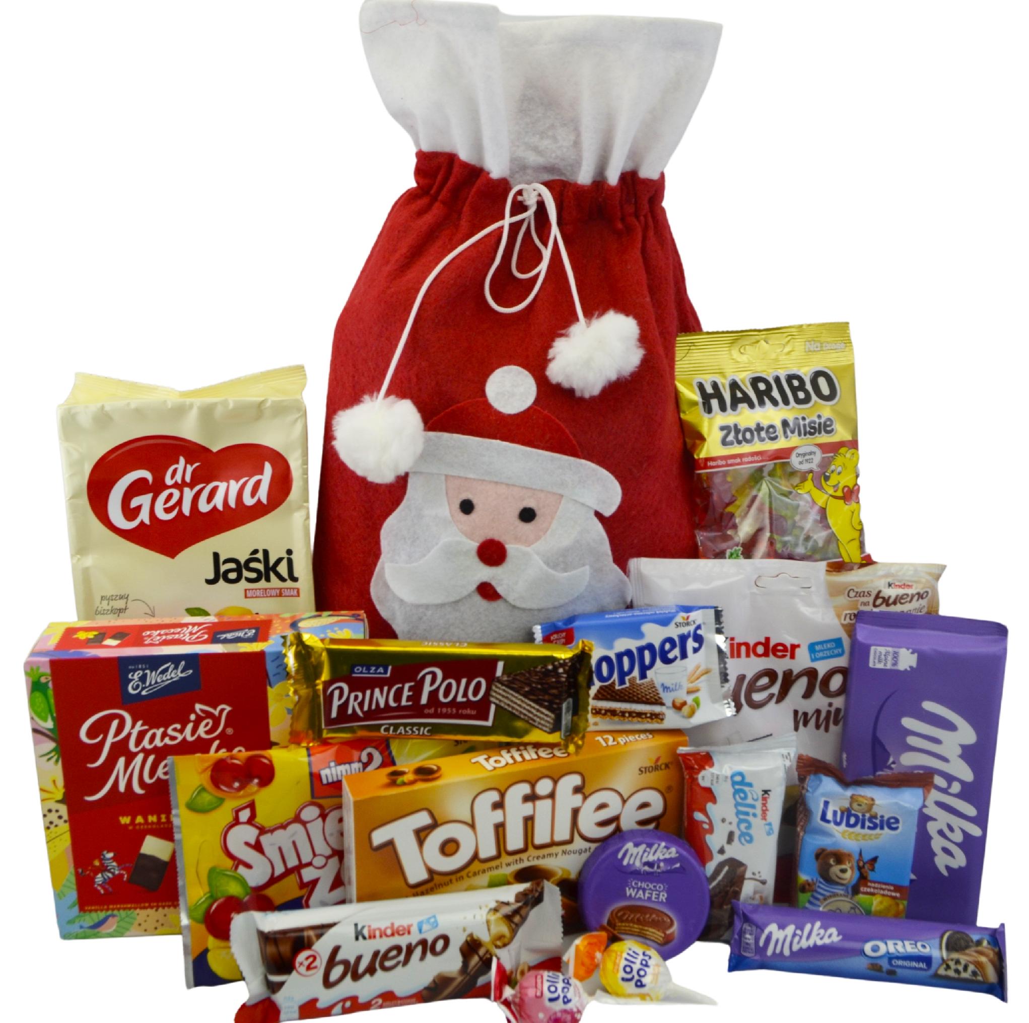 Duży Worek Mikołaja Święta Prezent XXL pod Choinkę