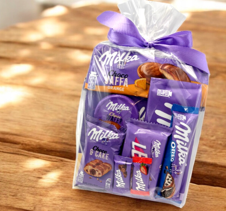 Milka ZESTAW SŁODYCZY dla dzieci  czekolada PACZKA mleczko