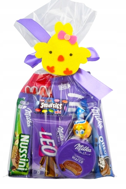 Zestaw Słodyczy Milka Haribo Prezent na Wielkanoc