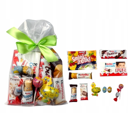 Świąteczna paczka dla dzieci Kinder czekolada prezent Wielkanoc święta