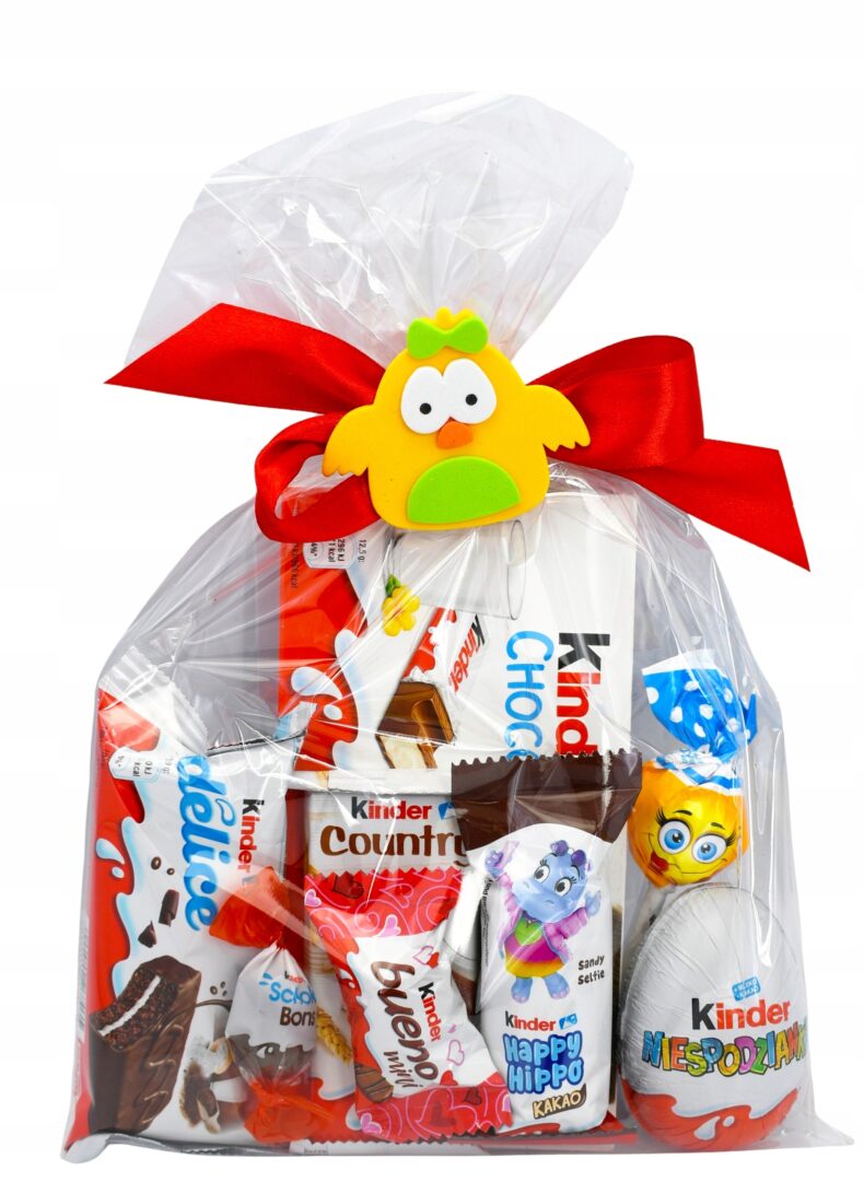 Zestaw Słodyczy Kinder dla Dziecka Jajko Wielkanoc