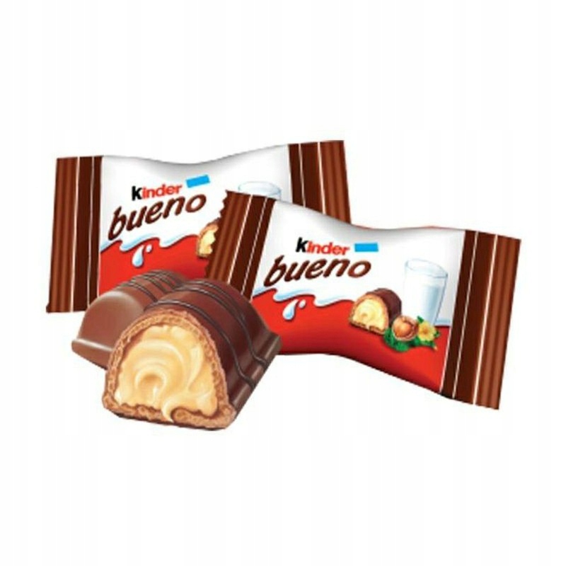 Kinder Bueno Mini 108g Ferrero Czekoladzie orzech paczka wafelki nadziewane