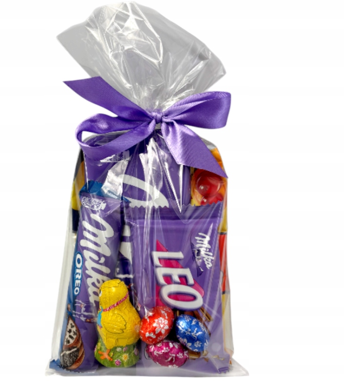 ŚWIĘTA zestaw Paczka słodyczy Milka słodycze Wielkanoc kurczak zajączek