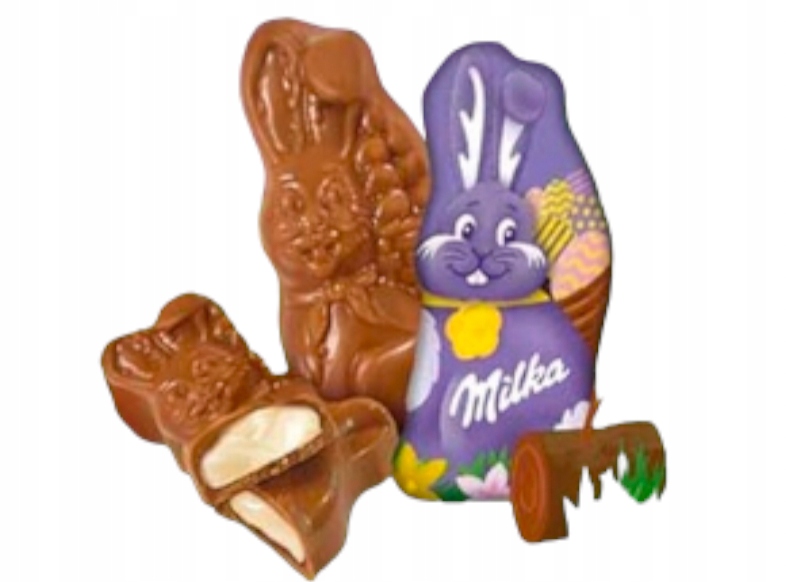 Milka Mini Zajączki Króliczki Czekoladowe Wielkanocne ŚWIĘTA 10 szt zestaw
