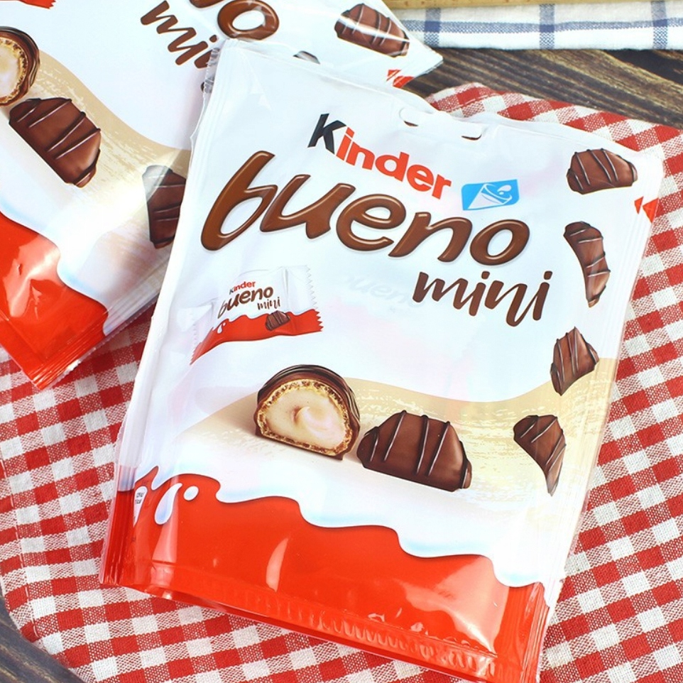 Kinder Bueno Mini 108g Ferrero Czekoladzie orzech paczka wafelki nadziewane