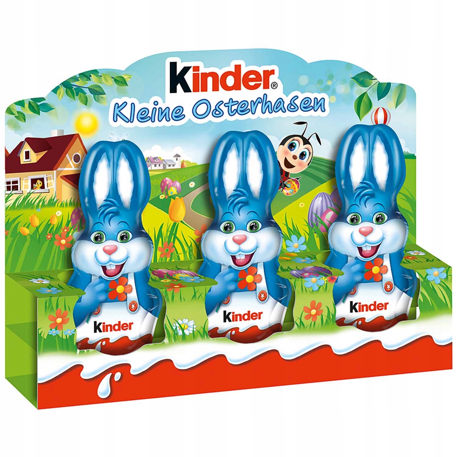 Kinder Królik Zając ŚWIĘTA Czekoladzie Figurki Wielkanoc 3x15g DE figurka