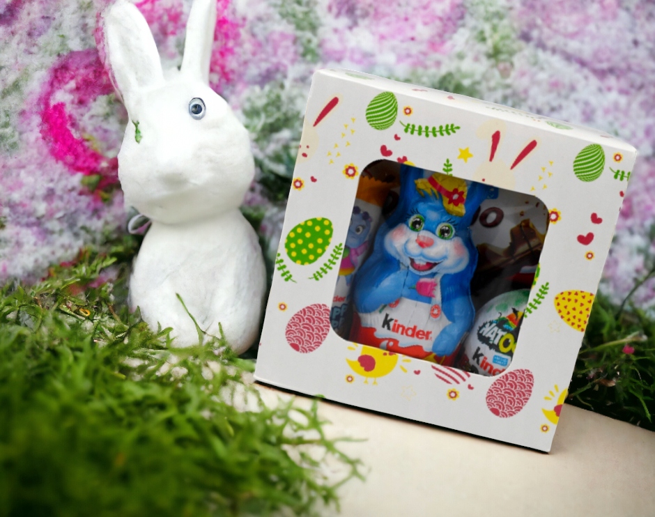 słodycze Kinder paczka Wielkanoc ŚWIĘTA ZAJĄCZEK królik jajko dla dzieci