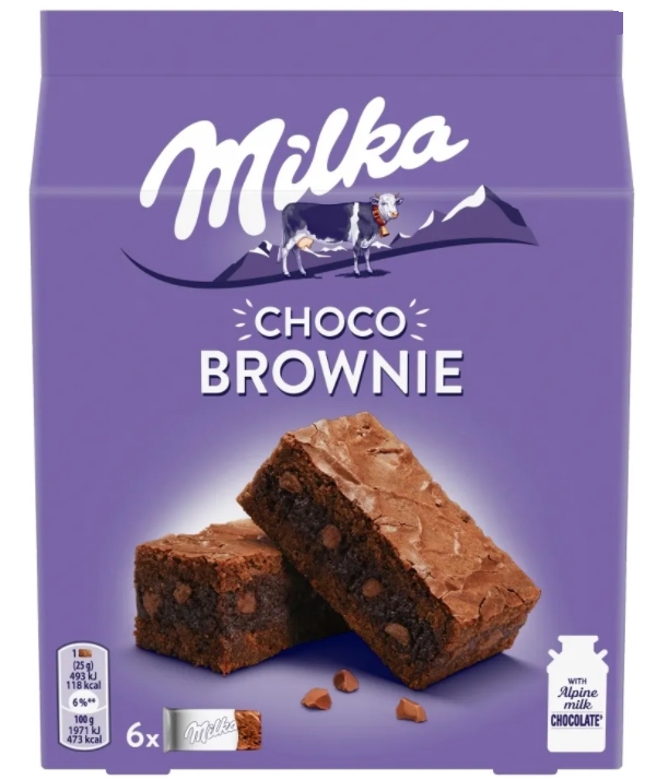 Milka Choco Brownie 150g Ciastka z Czekoladą czekolawowe