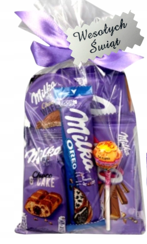 Słodycze Milki paczka zestaw dla dzieci święta czekolada milka