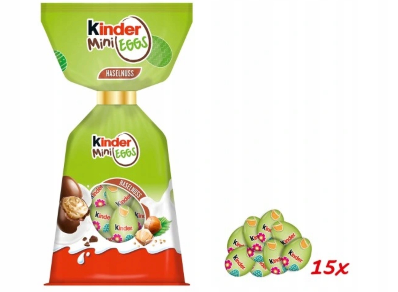 Wielkanoc jajeczka Kinder jajka królik zając Święta 55g paczka dla dzieci