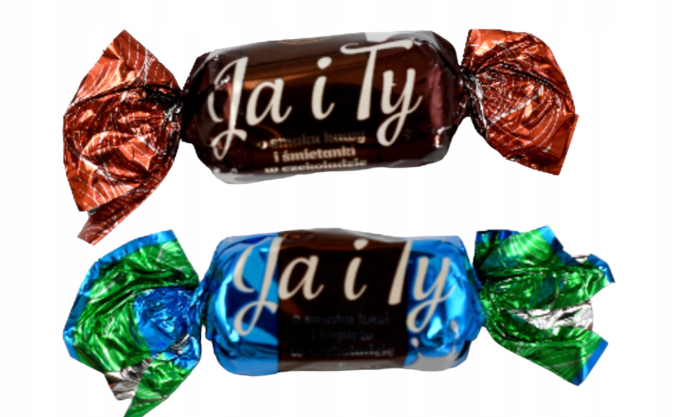 Cukierki Ja i Ty Kawowe Jogurt Śmietanka 0,5 kg kiwi nadziewane kawowe Odra