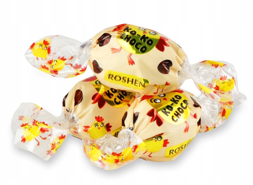 Roshen Ko-Ko Choco Cukierki Likier jajeczny 0,5 kg Wielkanoc Święta paczka