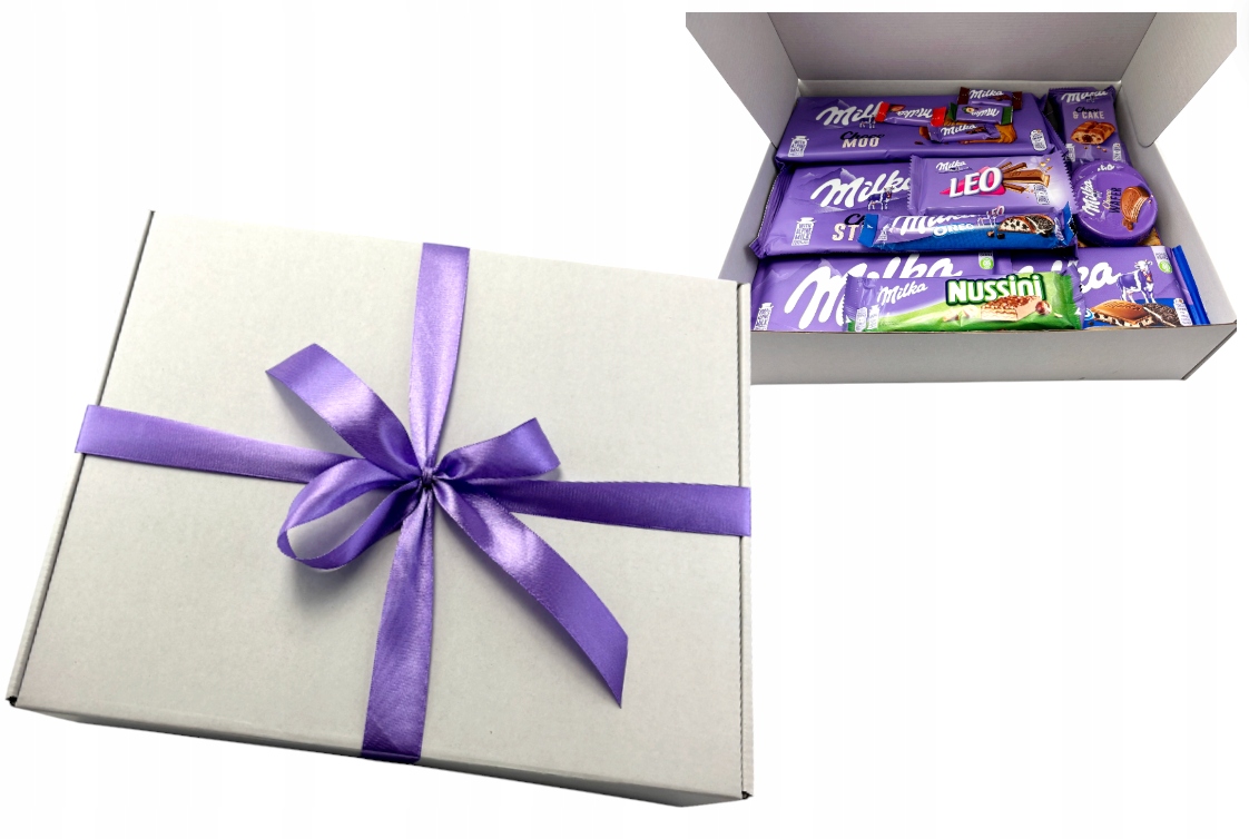 Zestaw Słodyczy Milka urodziny kosz Święta czekolada