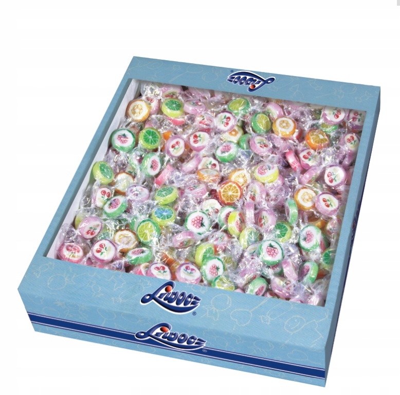 ROKSY Cukierki Cytruski liwocz owocowe landrynki lizakowe karmelki 1 kg