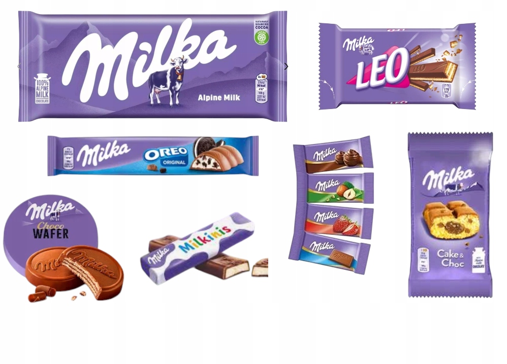 Milka zestaw paczka słodycze PREZENT dla dzieci koszyczek wielkanocny