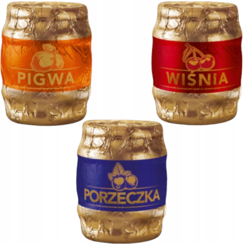 E.Wedel Baryłki Likierem Soplica Z Alkoholem Czekoladki Beczki Święta 200g