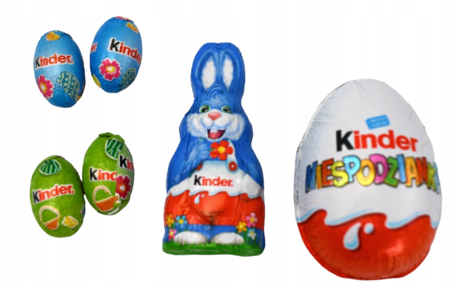 Paczka Słodyczy Kinder Dzieci Króliczek Wielkanoc Święta zajączek królik