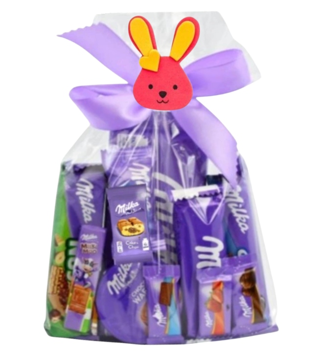 Słodyczy Milka na Prezent Dzieci PACZKA ZESTAW królik Wielkanoc Święta