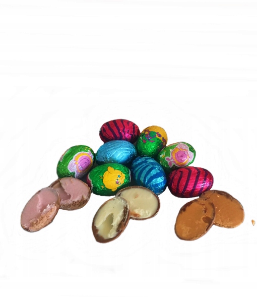 Cukierki Jajka czekoladowe Nadziewane Jajeczka Wielkanoc Baron 2000g 2kg