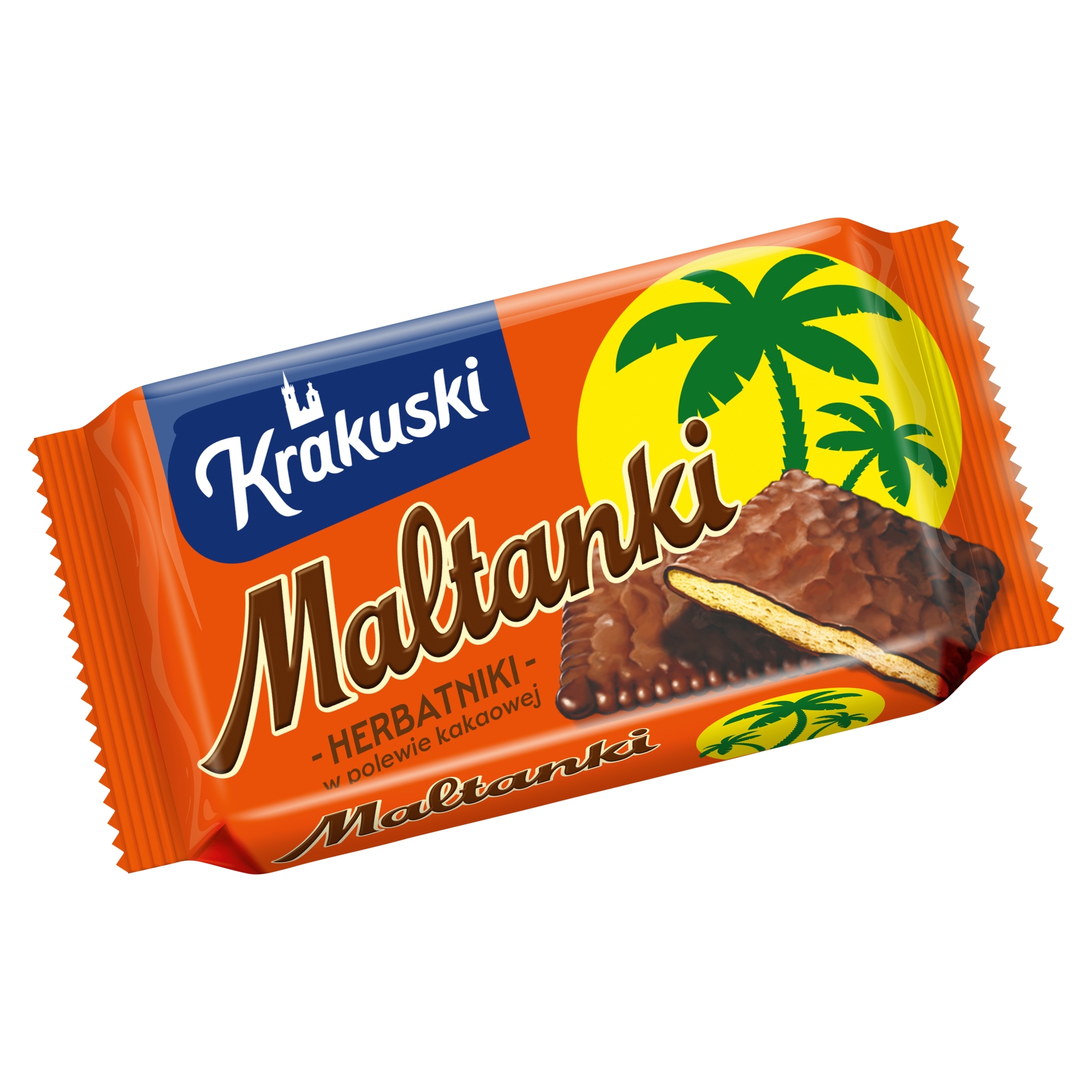 Krakuski Ciastka Maltanki Herbatniki Kakaowe W Czekoladzie Ciasteczka 80g