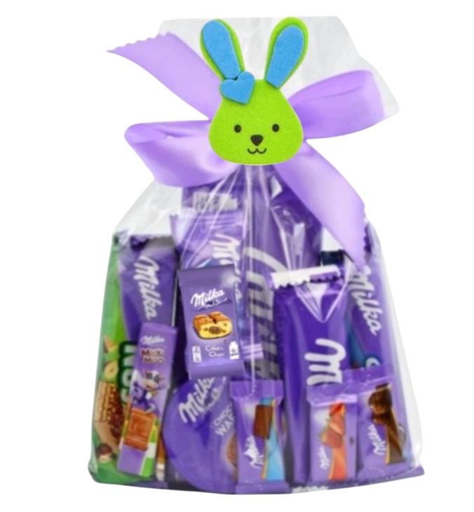 Słodyczy Milka na Prezent Dzieci PACZKA ZESTAW królik Wielkanoc Święta