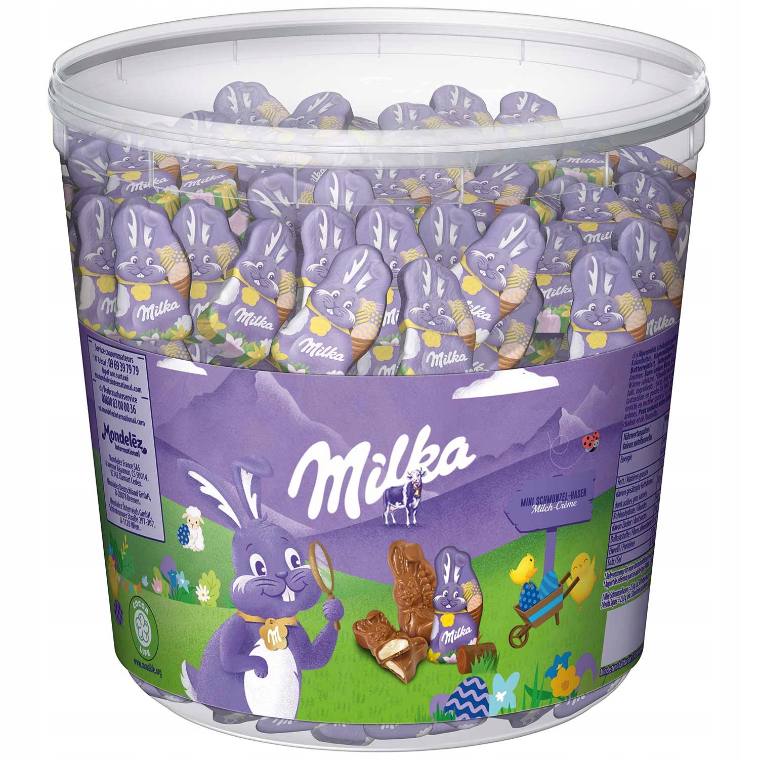 Milka Mini Zajączki Króliczki Czekoladowe Wielkanocne ŚWIĘTA 10 szt zestaw