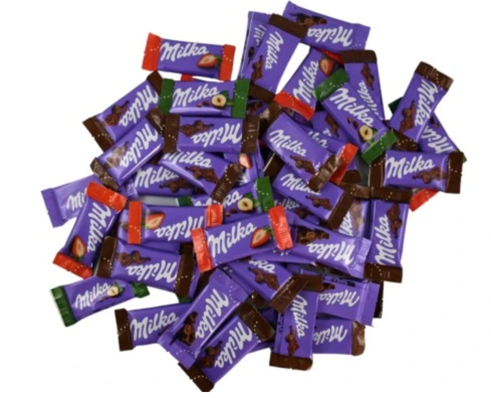 Czekoladki Milka Naps Mini Mix 207szt 1kg DE