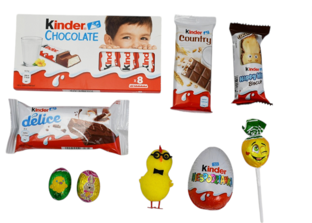 Wielkanocna Paczka Kinder Jajka Słodycze Święta