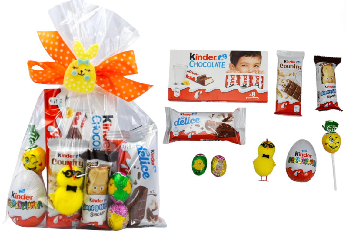Wielkanocna Paczka Kinder Jajka Słodycze Święta