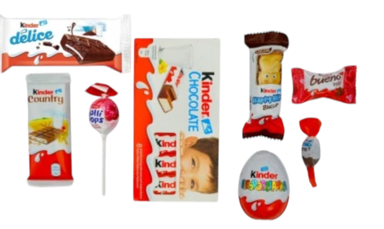 Zestaw Słodyczy Kinder dla Dziecka Jajko Wielkanoc