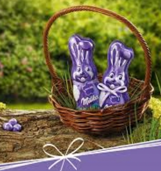 Milka Zajączek Królik Figurka Mleczna Czekolada Do koszyka Na Wielkanoc 45g