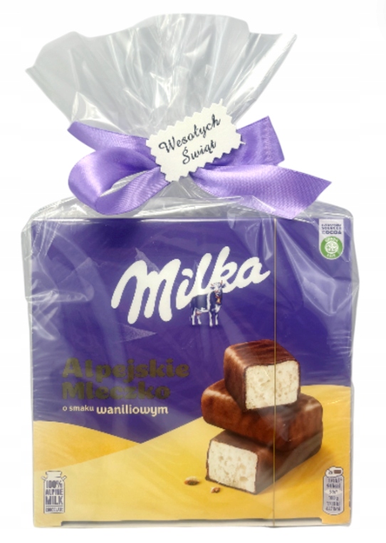 Milka Waniliowe Alpejskie Mleczko prezent Wielkanoc ŚWIĘTA Ptasie 330g