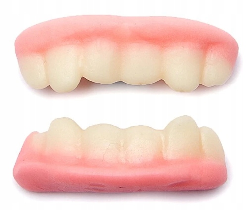 Vidal Żelki Truskawkowe Jelly Teeth Zęby Szczęki Na Halloween Szczęka 90g