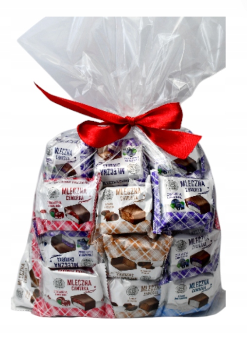 Cukierki Mleczna Chmurka Z Galaretką Wiśniowe Pianki Kakaowe ABK 1 kg