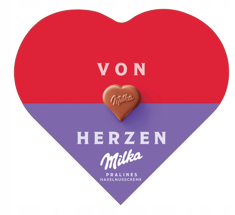 Milka Czekoladki Mleczne Pralinki Serce Na Walentynki Serduszko 44g NIEMCY