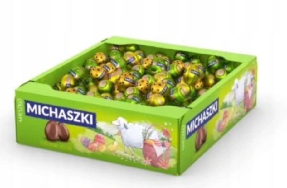 Jajka 300g prezent święta Wielkanoc jako nadziewane jajeczka Michaszki