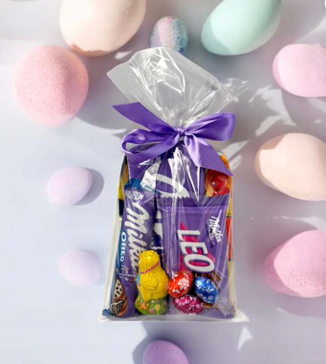ŚWIĘTA zestaw Paczka słodyczy Milka słodycze Wielkanoc kurczak zajączek