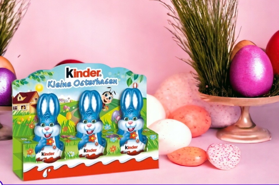 Kinder Królik Zając ŚWIĘTA Czekoladzie Figurki Wielkanoc 3x15g DE figurka