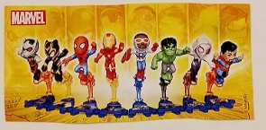 Kinder Jajko Niespodzianka czekoladowe MARVEL jajka dla dzieci 1szt
