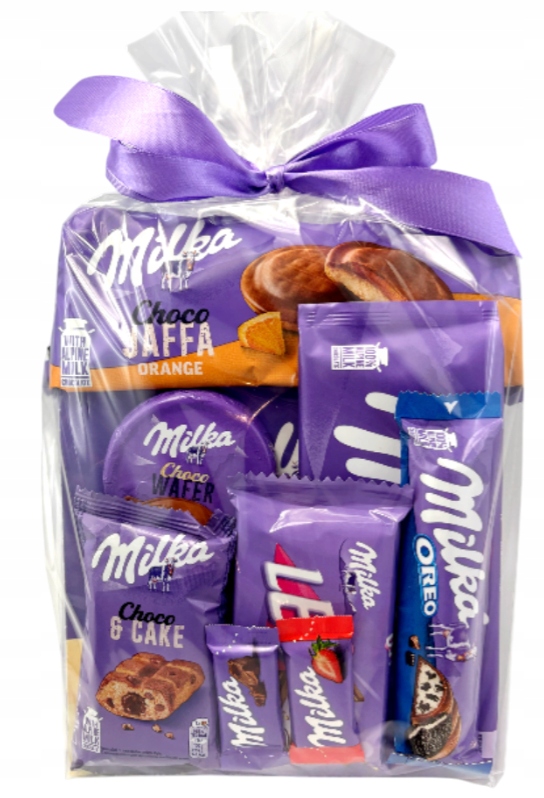 Milka ZESTAW SŁODYCZY dla dzieci  czekolada PACZKA mleczko